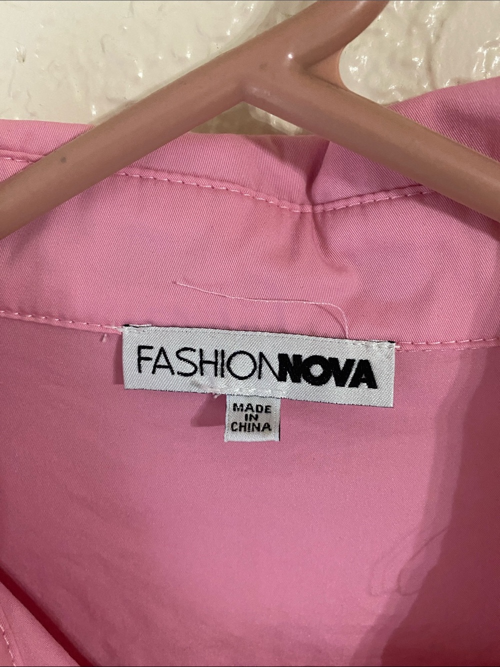 Pink button down top - Picture 3 of 5